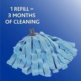O-Cedar Microfiber Cleaning Cloth Mop Refill, Reusable & Machine Washable (Pack of 12)