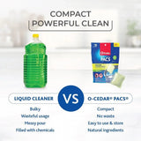 O-Cedar System Easy Wring Spin Mop & Bucket with 3 Extra Refills with Citrus Pac (Variety Pack)