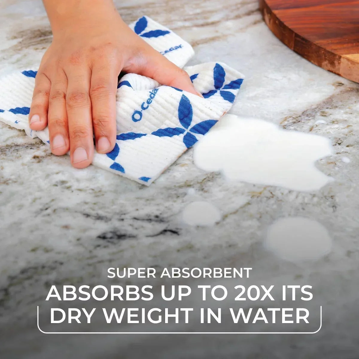 O-Cedar Super Absorbent Sponge Cloth - 3ct