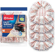 O-Cedar EasyWring Deep Clean Refill (4-Pack) | 40% More Cleaning Power | Microfiber Mop Refill Compatible with O-Cedar EasyWring Spin Mop & Bucket System