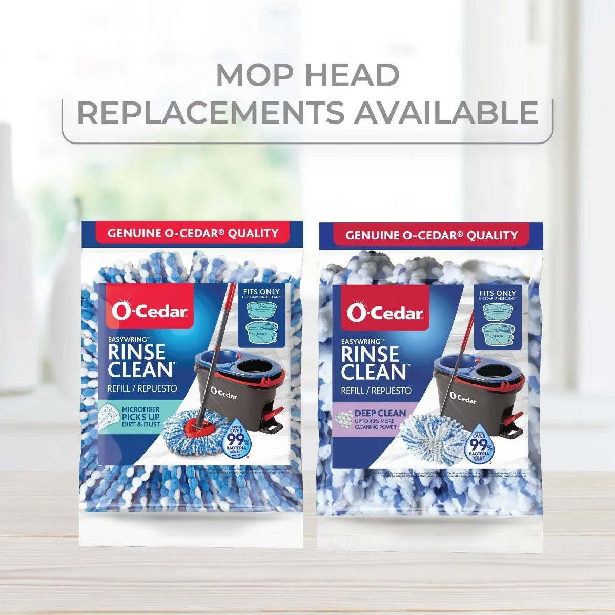 O-Cedar RinseClean Spin Mop & Bucket System: Cleaning Tools and Accessories