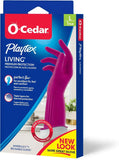 Playtex Living Reuseable Rubber Cleaning Gloves (Large, 72 Pairs), Premium Protection Reusable Household Gloves