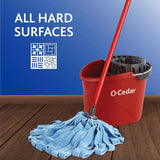 O-Cedar Microfiber Mop Refill, Pack of 2 | Blue