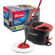 O-Cedar EasyWring Spin Mop and Bucket System: Portable, Non-Abrasive, Reusable, Extendable Handle