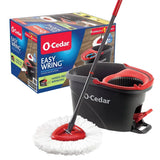 O-Cedar EasyWring Spin Mop and Bucket System Cleaning Tools and Accessories + 2ct Mop Head Replacement Cleaning Tool Refills