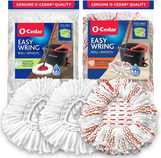O-Cedar 2 Easywring Refills + 1 Deep Clean Refill (Variety Pack)