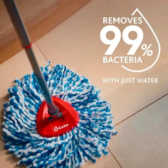 O-Cedar EasyWring RinseClean Refill 4-Pack, Blue, 4 Count