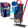 O-Cedar H2prO Flat Mop System: Steel Handle, Microfiber Head