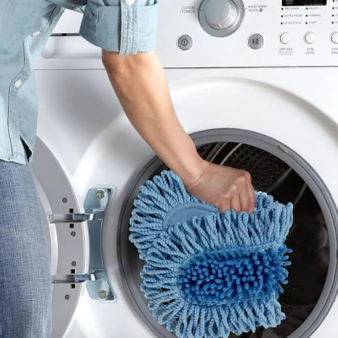O-Cedar Dual-Action Dust Mop Refill,Blue