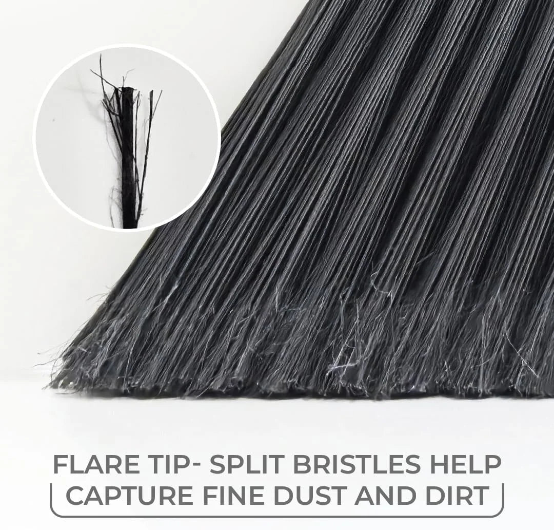 O-Cedar Strong Sweep Broom and Dustpan Set with Detail Brush | Indoor Outdoor Heavy Duty Stiff Bristle Broom | Step-On Dust Pan