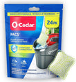 O-Cedar PACS Hard Floor Cleaner, Crisp Citrus Scent 24 Count (1-Pack) | Made with Naturally-Derived Ingredients | Safe to Use on All Hard Floors | Perfect for Mop Buckets