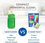 O-Cedar PACS Hard Floor Cleaner, Crisp Citrus Scent 24 Count (1-Pack) | Made with Naturally-Derived Ingredients | Safe to Use on All Hard Floors | Perfect for Mop Buckets