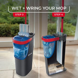 O-Cedar H2prO Mop Head Replacement Refill 2 Pack + H2prO Flat Mop System