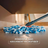 O-Cedar EasyWring RinseClean Spin Mop Microfiber Refill, 1-Pack, Blue