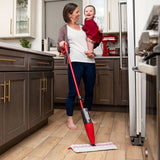 O-Cedar ProMist Max Microfiber Assembled Spray Mop: Grip Handle, Reusable, Laminate and Wood Surfaces