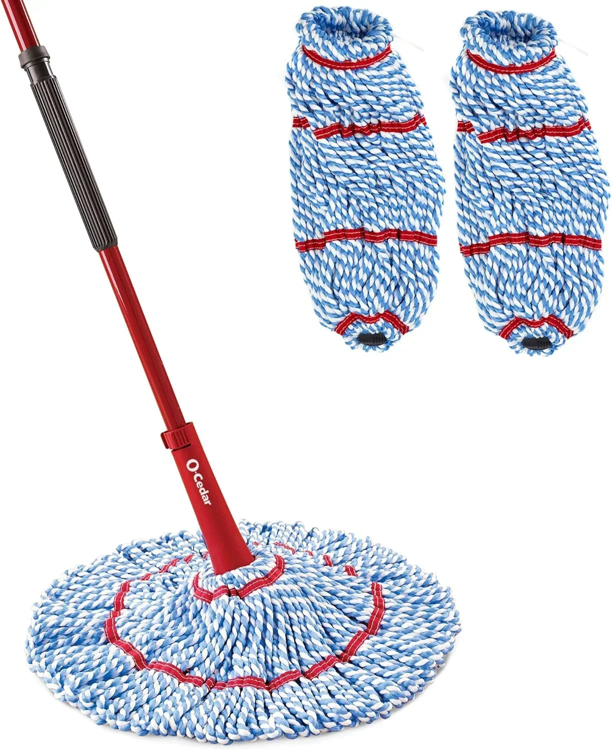 O-Cedar MicroTwist Microfiber Twist Mop with 2 Extra Refills