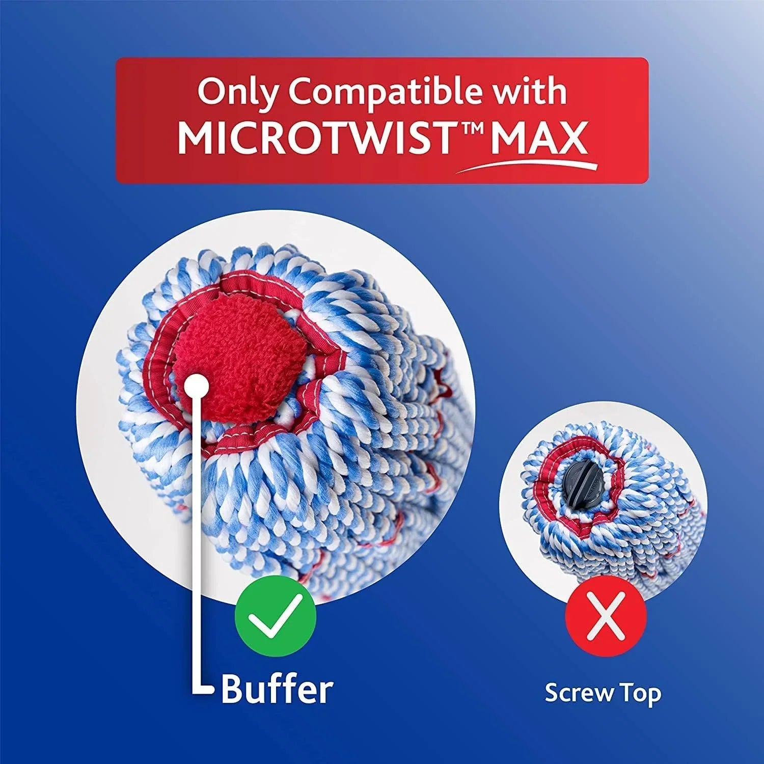 O-Cedar MicroTwist MAX Microfiber Refill (Pack of 6)
