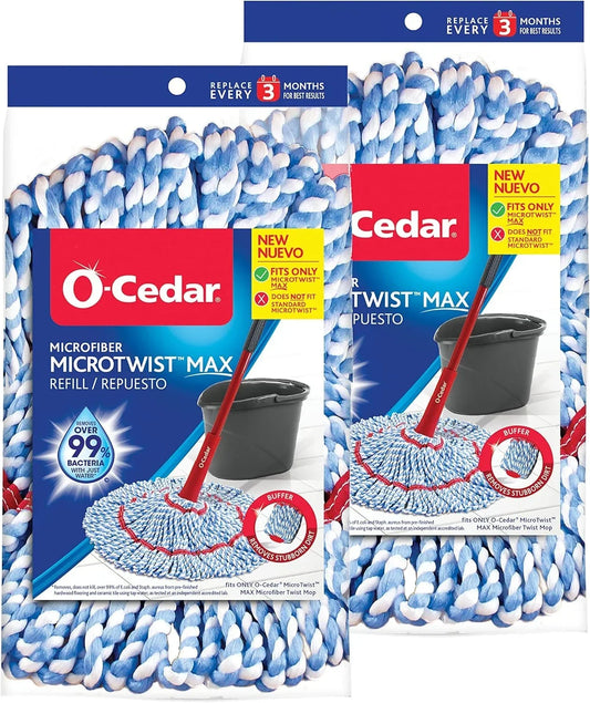 O-Cedar MicroTwist MAX Microfiber Refill (Pack of 2)
