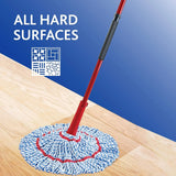 O-Cedar MicroTwist Microfiber Twist Mop with 2 Extra Refills