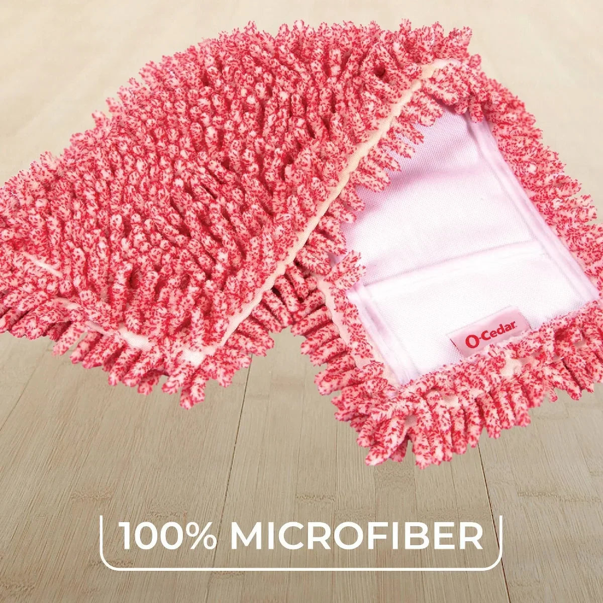 O-Cedar Pet Pro Microfiber Dust Mop Head Replacement: Microfiber, Multi-Surface Application, Unscented