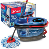 O-Cedar RinseClean Spin Mop & Bucket System Cleaning Tools and Accessories + 2 Pack Cleaning Tool Refills