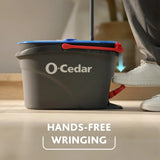 O-Cedar RinseClean Microfiber Spin Mop & Bucket Floor Cleaning System with Citrus and Lavender Pacs (Variety Pack)