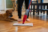 O-Cedar Genuine ProMist MAX Spray Mop Head Replacement (Pack of 4) | Machine Washable | Reusable | Microfiber Refill | Removes 99% of Bacteria