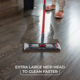 O-Cedar H2prO Flat Mop System: Steel Handle, Microfiber Head