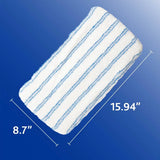 O-Cedar Hardwood Floor 'N More Microfiber Mop Head Replacement: Unscented, Floor Cleaning Tool Refill