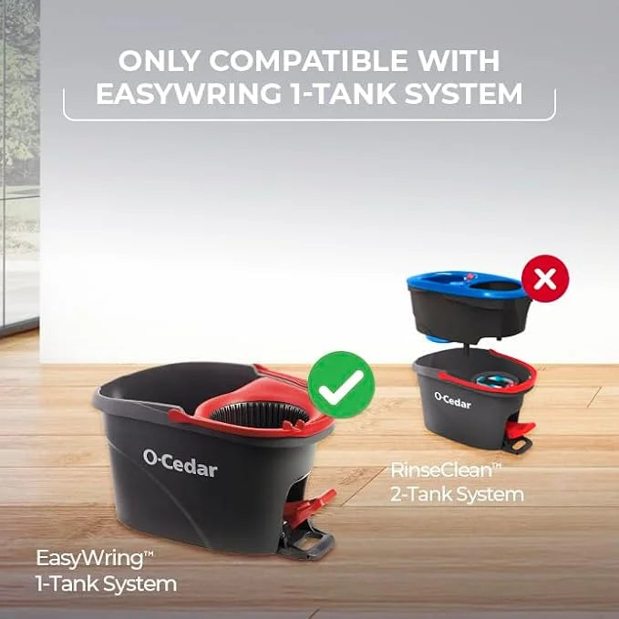 O-Cedar 2 Easywring Refills + 1 Deep Clean Refill (Variety Pack)