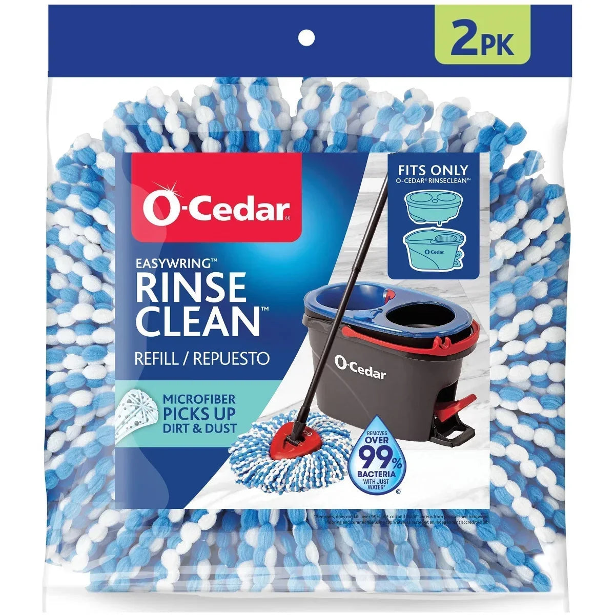 O-Cedar RinseClean Mop Head Replacement