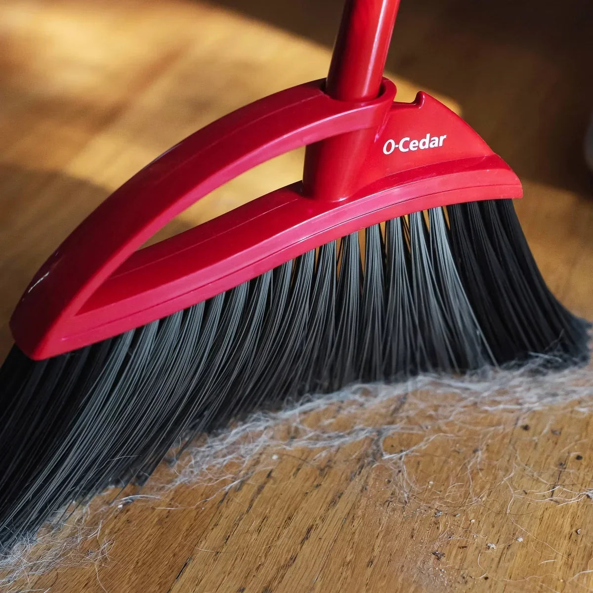 O-Cedar PowerCorner Pet Pro Broom with Step-On Dustpan