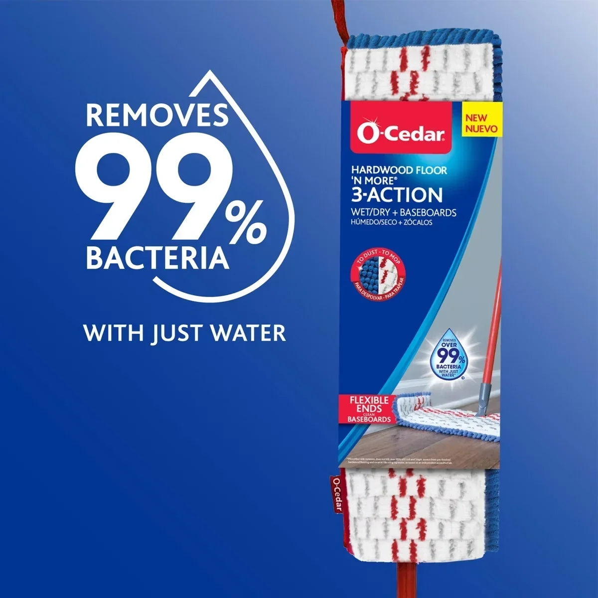 O-Cedar Hardwood Floor ‘N More 3-Action Mop Refill