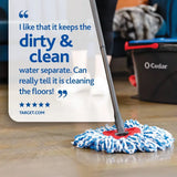 O-Cedar RinseClean Spin Mop & Bucket System: Cleaning Tools and Accessories