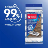 O-Cedar Hardwood Floor 'N More Microfiber Mop Head Replacement: Unscented, Floor Cleaning Tool Refill